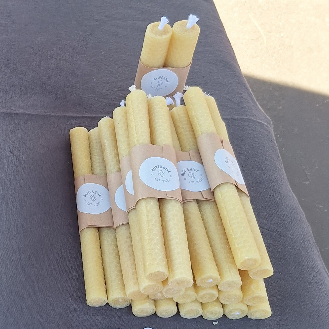 Hand-rolled Beeswax Candles